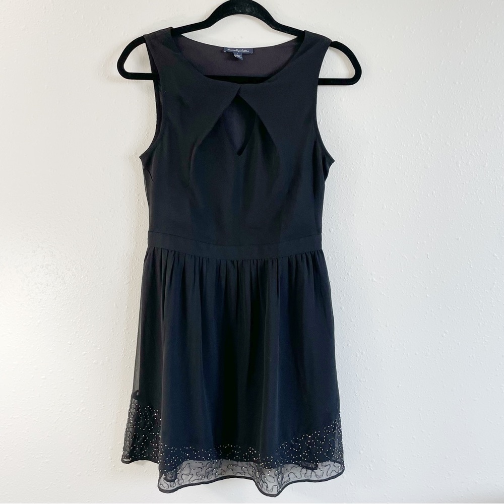 American eagle black dress size 4